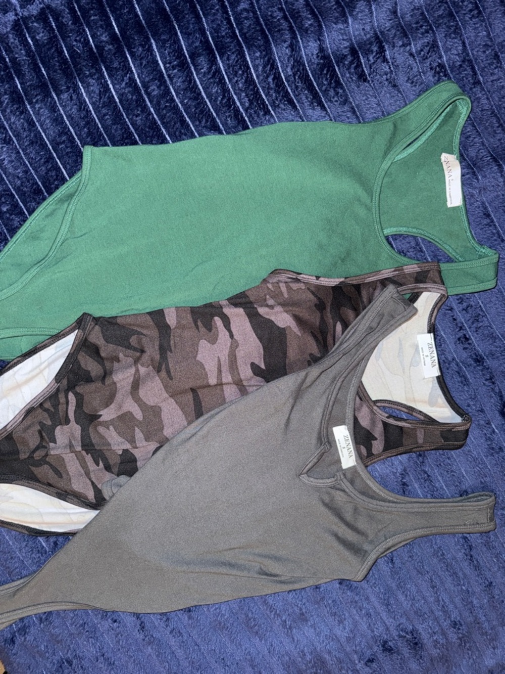 Zena Camo Tank Bodysuit in Brown & Black